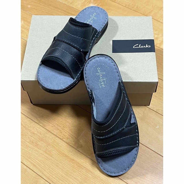 CLARKS Malone Easyクラークス メンズ サンダル レザー新品