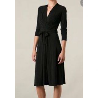 マイケルコース(Michael Kors)のMICHAEL KORS  Wrap Around Dress   Black (ひざ丈ワンピース)