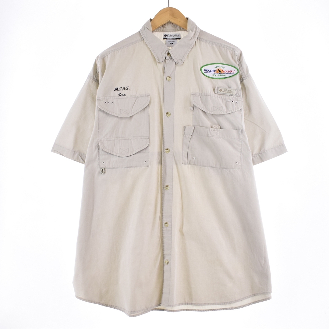 コロンビア Columbia PFG 半袖 フィッシングシャツ メンズXXL /eaa333748