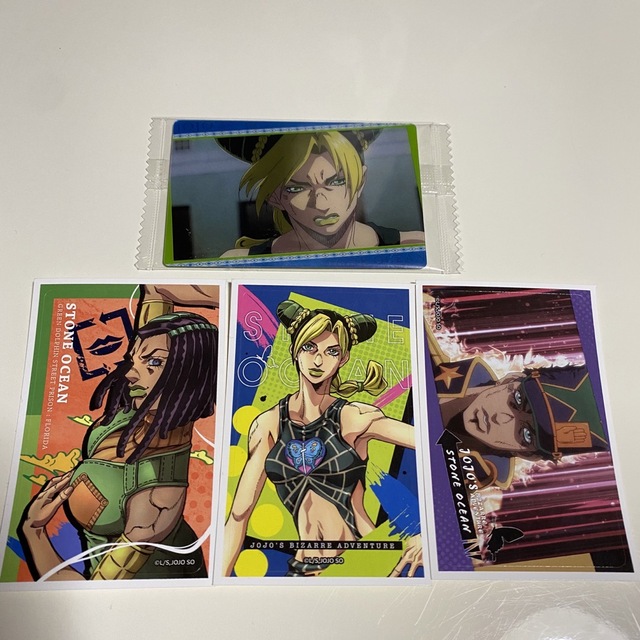 ジョジョの奇妙な冒険 ストーンオーシャン ウエハース カード ステッカー セット | フリマアプリ ラクマ