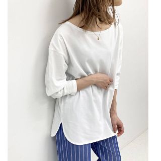 スローブイエナ(SLOBE IENA)の新品未使用 スローブイエナ ラウンドテールロングTEE(Tシャツ(長袖/七分))