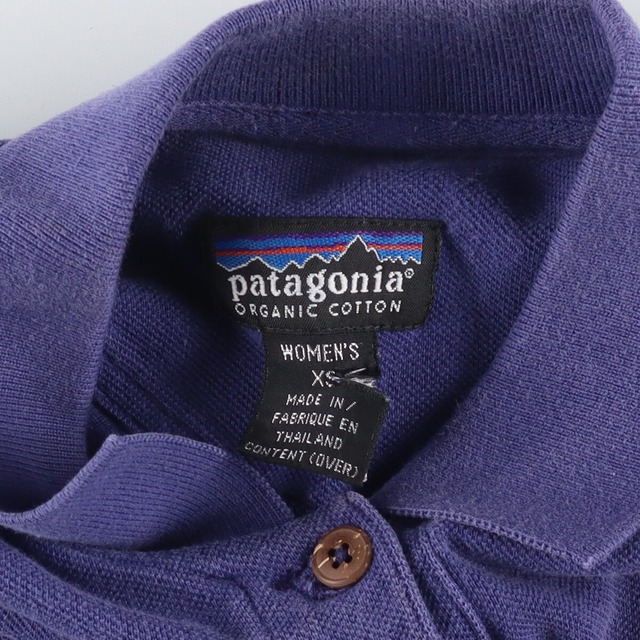 patagonia(パタゴニア)の古着 パタゴニア Patagonia ORGANIC COTTON オーガニックコットン 長袖 ポロシャツ レディースS /eaa333497 レディースのトップス(ポロシャツ)の商品写真