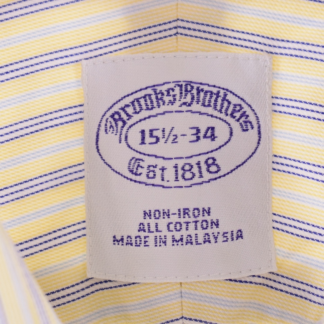 ブルックスブラザーズ Brooks Brothers Est.1818 長袖 ストライプシャツ メンズXL /eaa33391483cm身幅