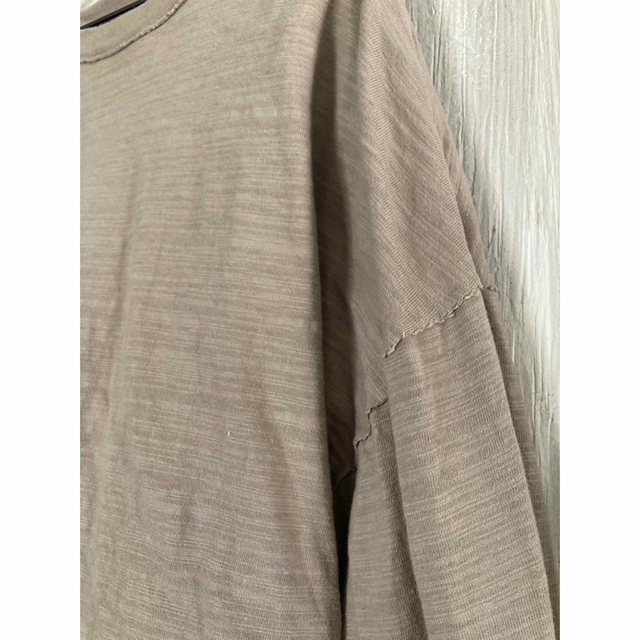 CUBE SUGAR(キューブシュガー)のロンT  ブラウン　キューブシュガー レディースのトップス(Tシャツ(長袖/七分))の商品写真
