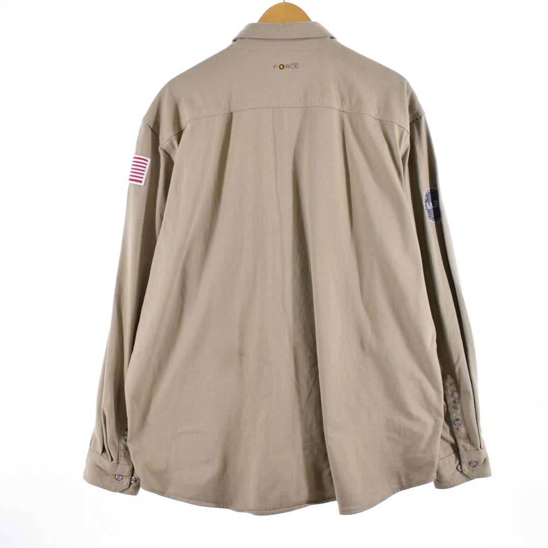 カーハート Carhartt FRシリーズ 長袖 ボタンダウン ワークシャツ メンズXXL /eaa333097