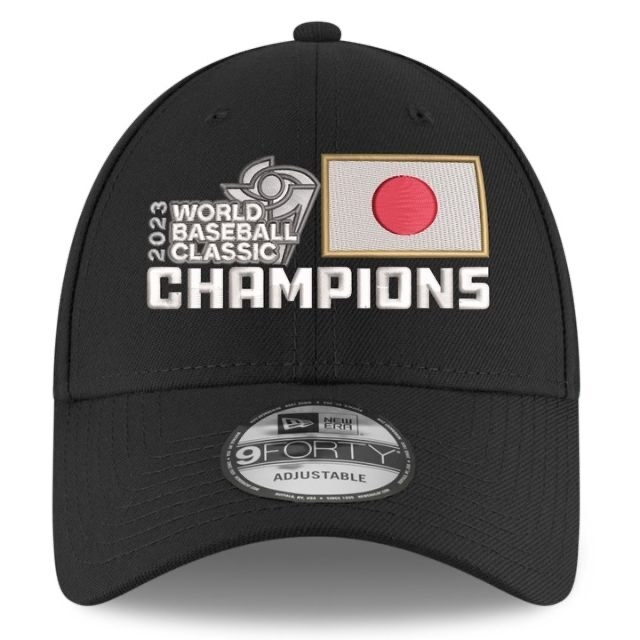 残1 選手着用モデル 2023年 WBC 日本優勝 キャップ 帽子 9FORTY スポーツ/アウトドアの野球(記念品/関連グッズ)の商品写真