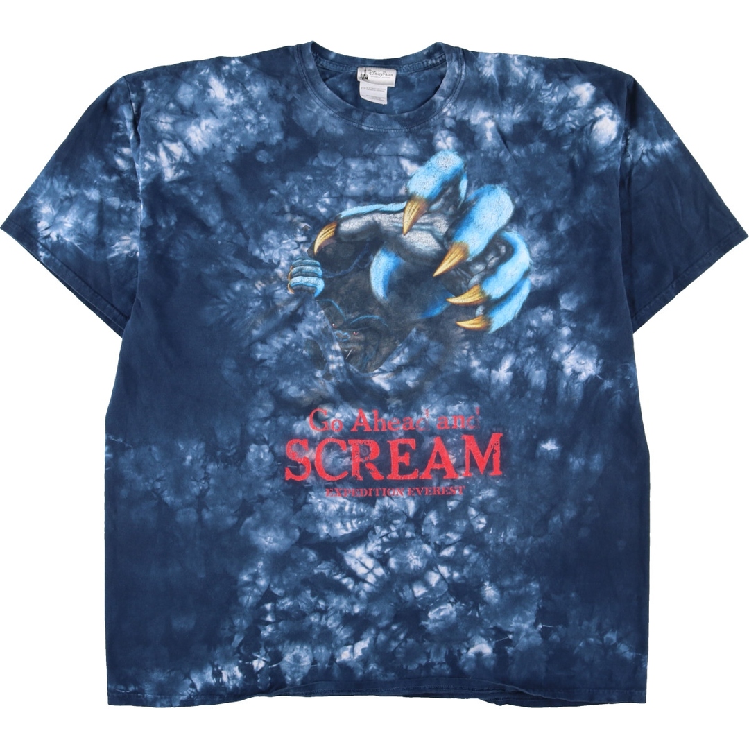 DISNEY PARKS Expedition Everest エクスペディションエベレスト タイダイ柄 キャラクタープリントTシャツ メンズXXL /eaa333718DISNEYPARKS特徴