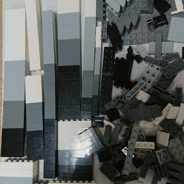 Lego(レゴ)のレゴ Lego パーツ 詰め合わせ モノトーン 系 キッズ/ベビー/マタニティのおもちゃ(積み木/ブロック)の商品写真