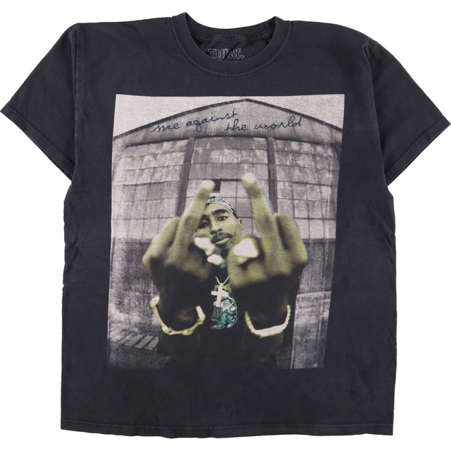 2PAC トゥーパック ラップTシャツ ラップT メンズM /eaa333412645cm身幅