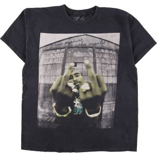 2pac トゥーパック ラップTシャツ ラップT メンズM /eaa347189