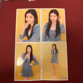 アイズワン(IZ*ONE)のIZ*ONE ハイタッチ会 ver2 黄色 クォン・ウンビ セミコンプ 生写真(アイドルグッズ)