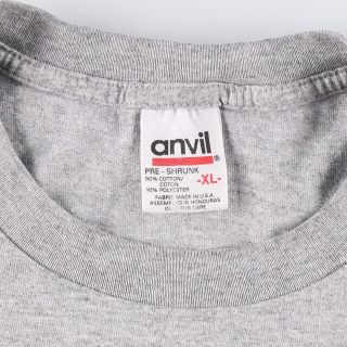 古着 90年代 anvil プリントTシャツ USA製 メンズXL ヴィンテージ ...