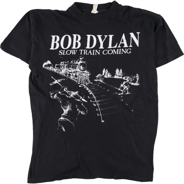 eaa333129取扱店BOB DYLAN ボブディラン 両面プリント バンドTシャツ バンT メンズM /eaa333129