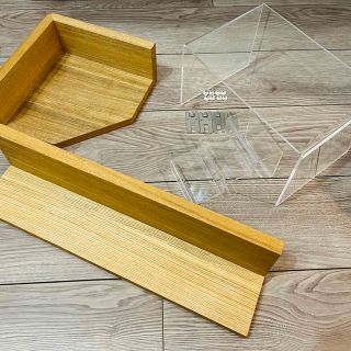 ムジルシリョウヒン(MUJI (無印良品))の専用  無印良品　コーナー棚　(廃版)  セット　アクリル棚(棚/ラック/タンス)