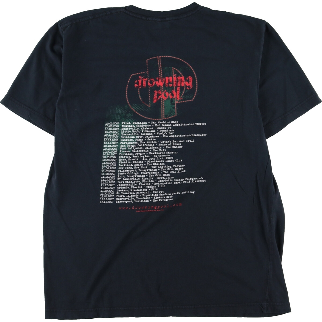 anvil DROWNING POOL ドラウニングプール 両面プリント バンドTシャツ バンT メンズM /eaa333123 1