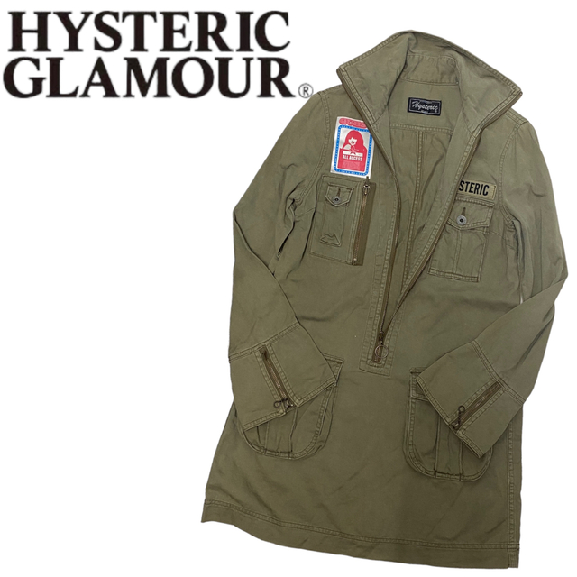 HYSTERIC GLAMOUR ミニタリー　ワンピジャケット　フリーサイズ