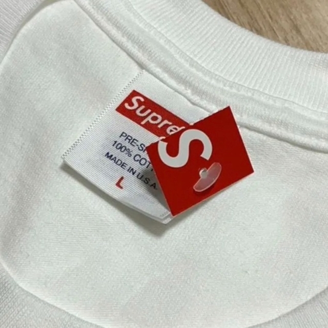 Supreme(シュプリーム)の23SS Supreme Arabic Logo Tee White L メンズのトップス(Tシャツ/カットソー(半袖/袖なし))の商品写真