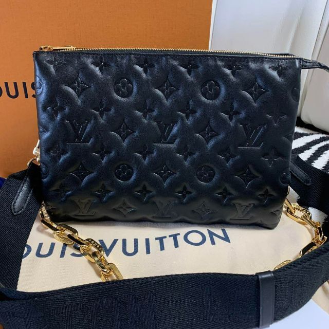 LOUIS VUITTON - LOUIS VUITTON ルイヴィトン　クッサンPM ノアール　ほぼ新品