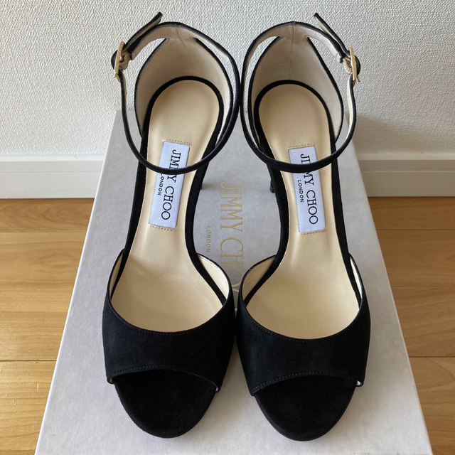 JIMMY CHOO - 新品 未使用 ジミーチュウ サンダル 黒 JIMMYCHOOの通販