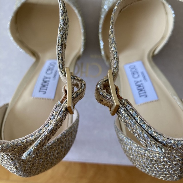 JIMMYCHOO新品  ジミーチュウ  サンダル  シルバー  ゴールド  JIMMYCHOO