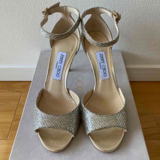 ジミーチュウ(JIMMY CHOO)の新品  ジミーチュウ  サンダル  シルバー  ゴールド  JIMMYCHOO(サンダル)