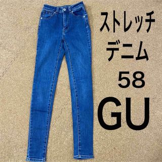 ジーユー(GU)の140サイズ　GU ストレッチデニム　長ズボン(パンツ/スパッツ)