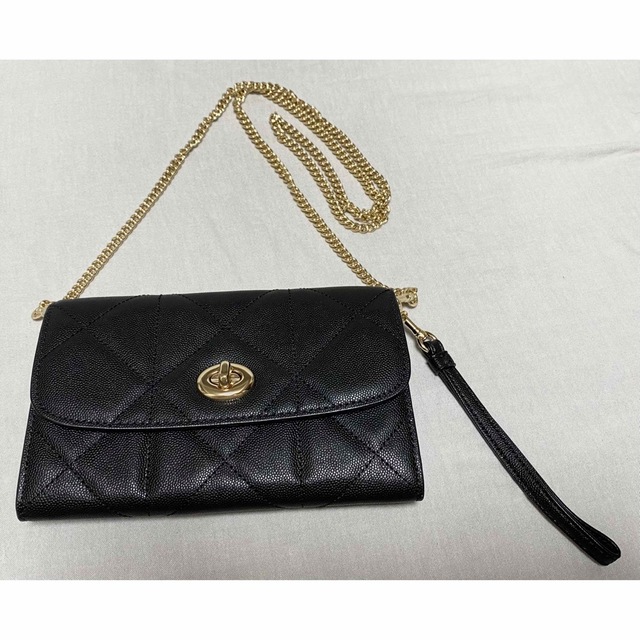 COACHコーチ チェーン クロスボディ ウィズ キルティング オシャレ