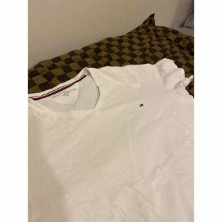 トミーヒルフィガー(TOMMY HILFIGER)のTOMMY HILFIGER 半袖 無地白Tシャツ(Tシャツ/カットソー(半袖/袖なし))