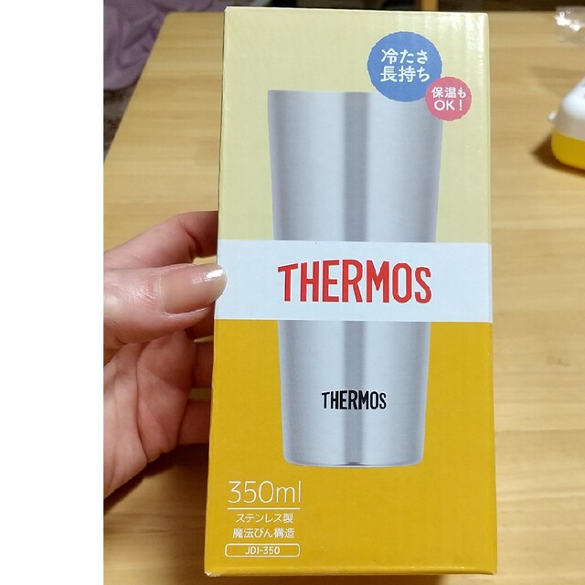 新品未使用 THERMOS タンブラー シルバー 350ml インテリア/住まい/日用品のキッチン/食器(タンブラー)の商品写真