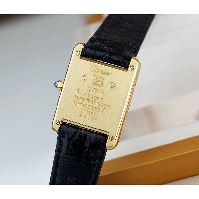 美品 カルティエ マスト タンク アイボリー ローマン SM Cartier 5