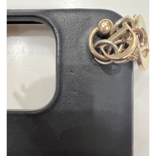 LADY DIOR IPHONE 13 PROケース カナージュ ラムスキンBK-
