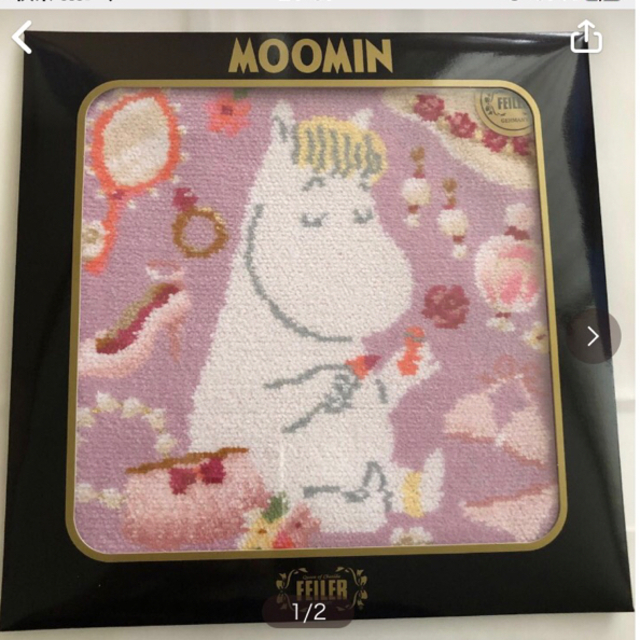 完売品　フェイラー　MOOMINコラボ　スノークメイデンクローゼット　ハンカチ