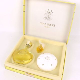 ニナリッチ(NINA RICCI)のニナリッチ 香水 パルファム/オードトワレ/石けん レールデュタン トリオ 未使用 3点セット 箱キズ有 レディース NINA RICCI(香水(女性用))