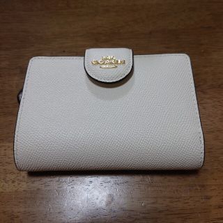 ぼんざ〜様へ★値下げしました☆【未使用】COACH二つ折り財布(財布)