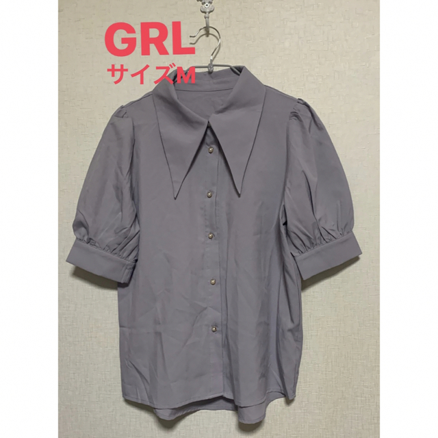 GRL(グレイル)のGRL ポイントカラーキャンディースリーブブラウス レディースのトップス(シャツ/ブラウス(半袖/袖なし))の商品写真