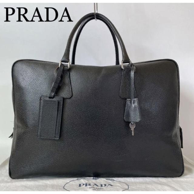 PRADA    プラダ　ビジネスバッグ　三角ロゴ