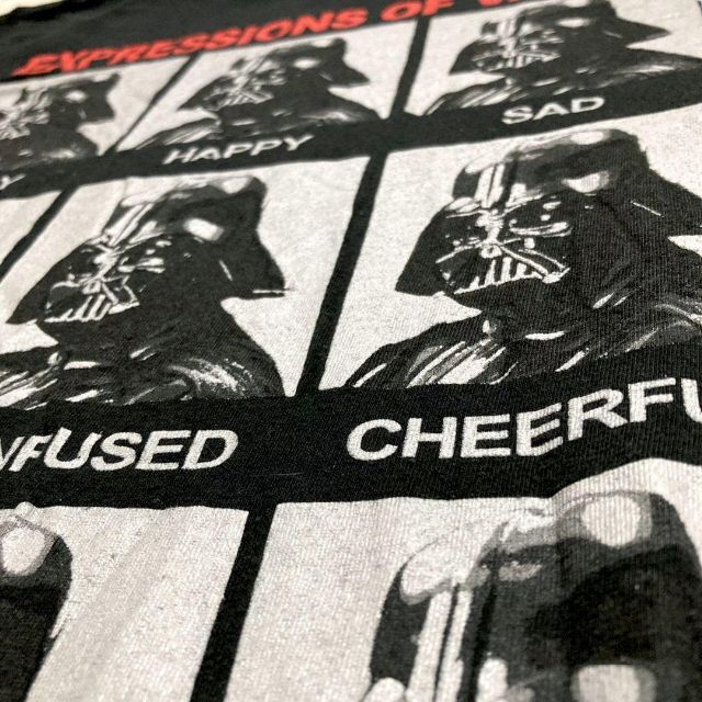 JYW STARWARS 黒 スターウォーズ ダースベイダー ムービー Tシャツの