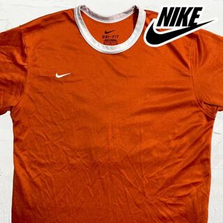 JYU NIKE オレンジ ナイキ　ドライフィット　リンガー Tシャツ(Tシャツ/カットソー(半袖/袖なし))