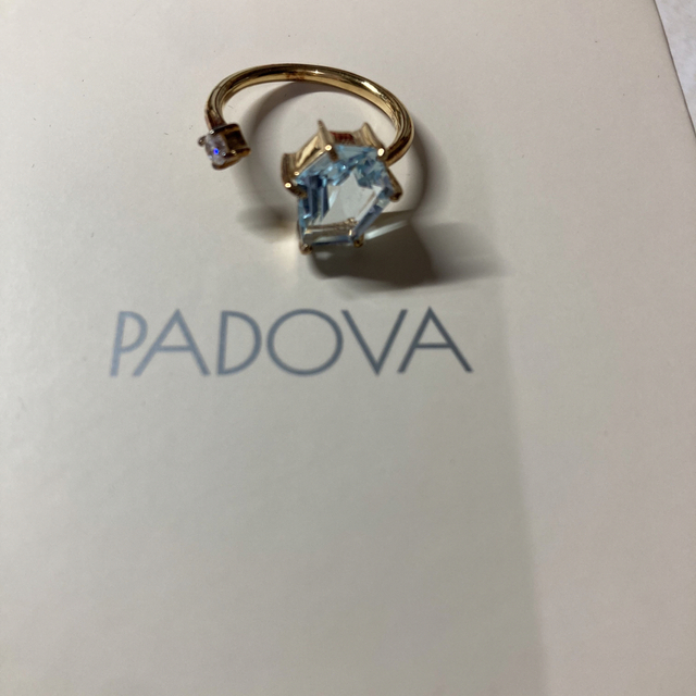 PADOVA 星のまたたき ブルートパーズリング