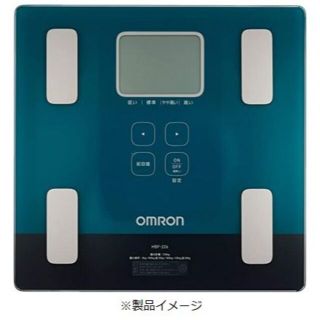 オムロン(OMRON)のカラダスキャン HBF-224-G [グリーン]　※さらに値下げしました(体重計/体脂肪計)