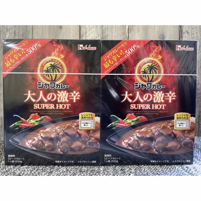 大人の激辛　ハウス食品　200g×6個の通販　レトルトジャワカレー　by　YKM　shop｜ラクマ