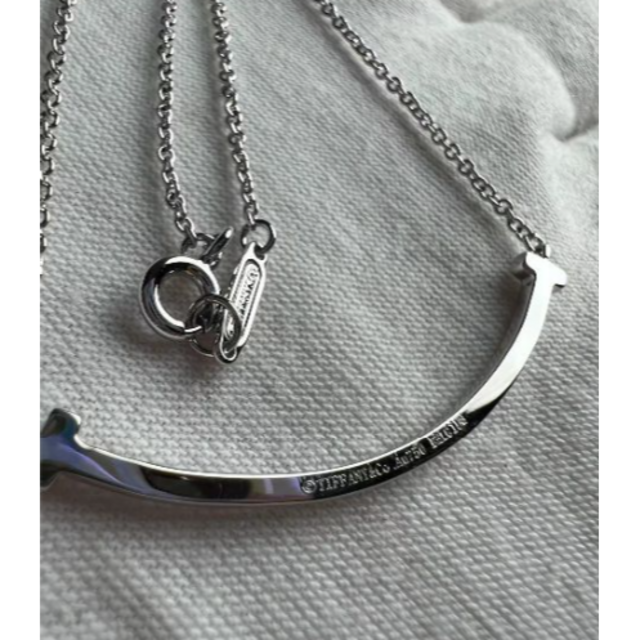 柔らかい therussofirm.com Tiffany Tスマイルペンタント シルバー