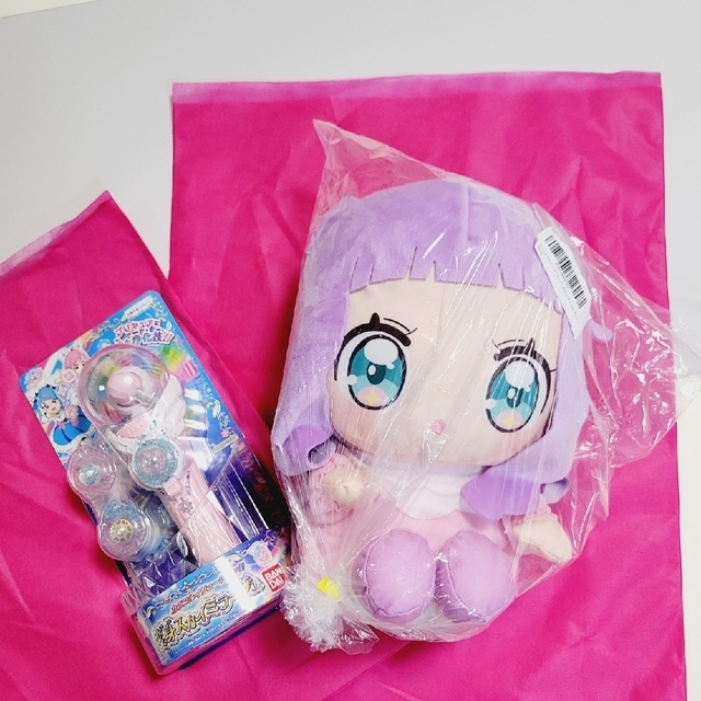 新品未開封　変身スカイミラージュ　おすわりプリンセスエルちゃん　特大ぬいぐるみ