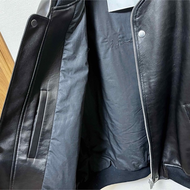 逸品】ジルサンダー レザーボンバージャケット 52 | cao.com.ec