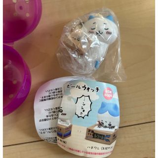 ちいかわ　いっしょにがんばろ！ダンボールウォッチ　ハチワレ(キャラクターグッズ)