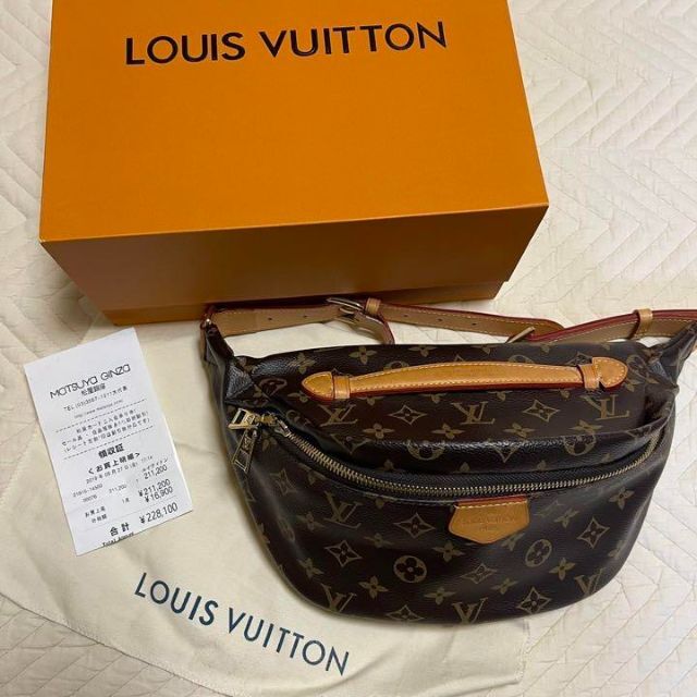 LOUIS VUITTON ルイヴィトン バムバック モノグラム 全国総量無料で