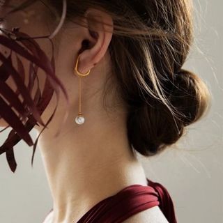 エディットフォールル(EDIT.FOR LULU)の【新品】pearl drop ear cuff / gold(イヤリング)