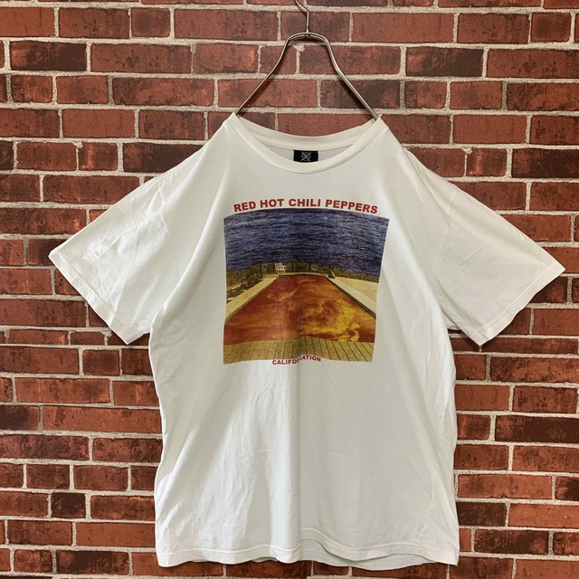 MUSIC TEE(ミュージックティー)のレッドホットチリペッパーズ レッチリ カリフォルニアケーション　バンドTシャツ メンズのトップス(Tシャツ/カットソー(半袖/袖なし))の商品写真