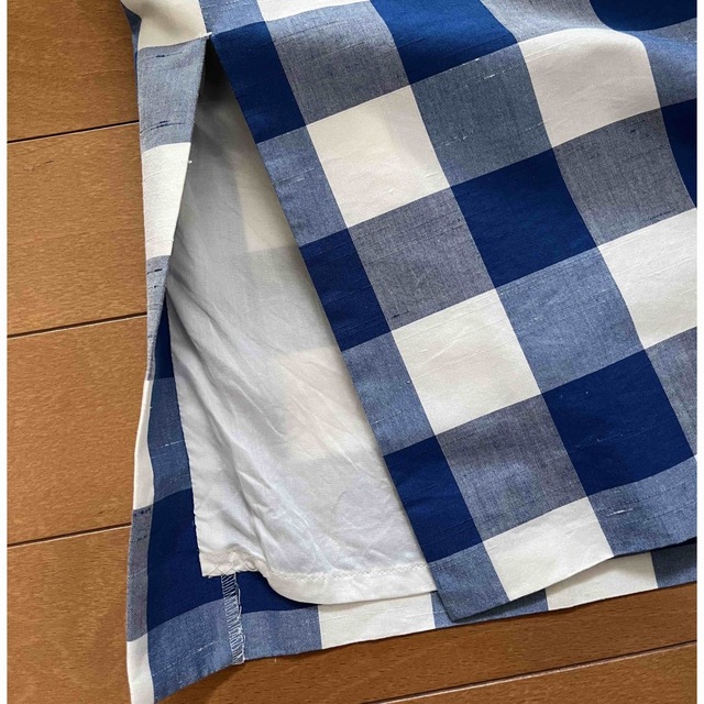 MACPHEE(マカフィー)のMACPHEEスカート（青✖️白チェック） レディースのスカート(ひざ丈スカート)の商品写真