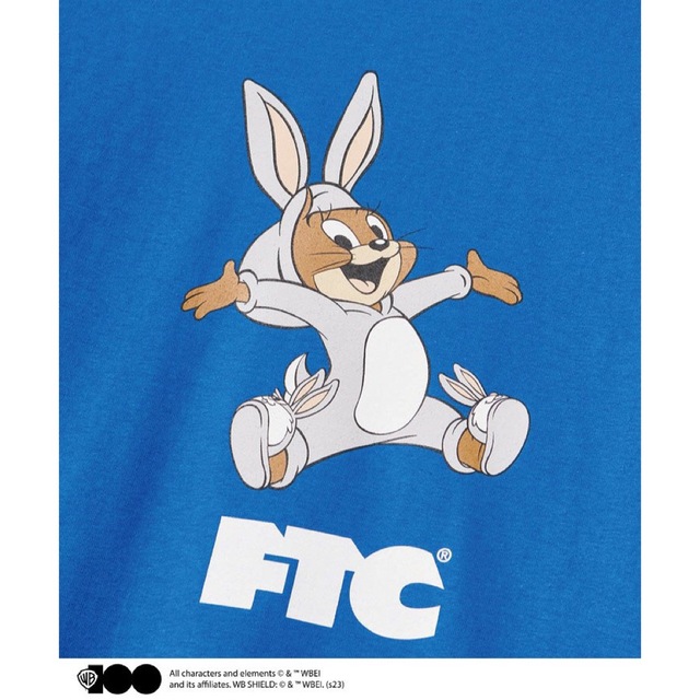 FTC(エフティーシー)のFTC  TOM AND JERRY 　トムとジェリー　L Tシャツ　ブルー　 メンズのトップス(Tシャツ/カットソー(半袖/袖なし))の商品写真